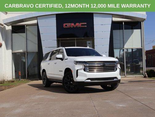 Summit White 2021 Chevrolet Suburban 4WD High Country