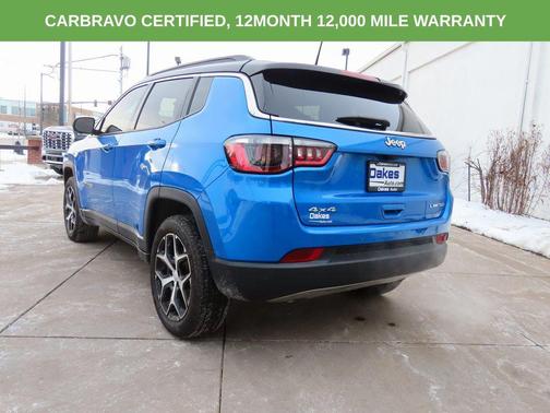 Hydro Blue Pearlcoat 2024 Jeep Compass Limited