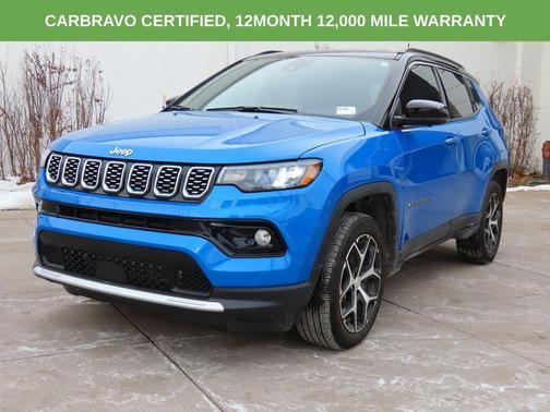 Hydro Blue Pearlcoat 2024 Jeep Compass Limited