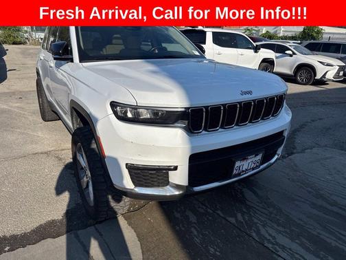 Bright White Clearcoat 2021 Jeep Grand Cherokee L Limited