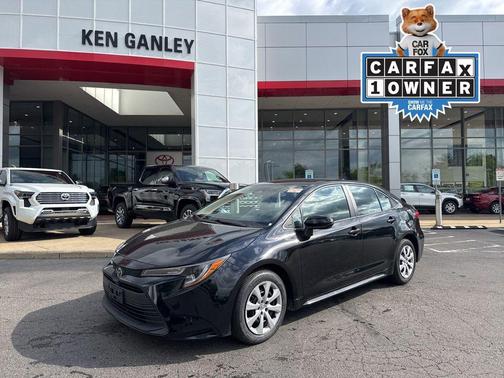 Midnight Black Metallic 2025 Toyota Corolla LE