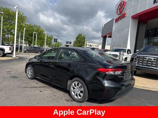 Midnight Black Metallic 2025 Toyota Corolla LE