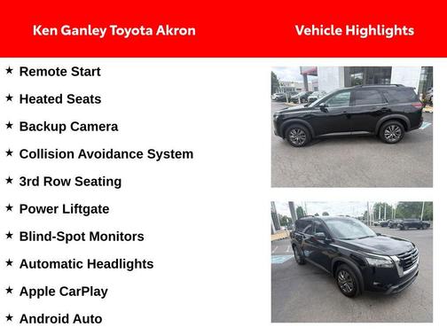 Super Black 2025 Nissan Pathfinder SV FWD