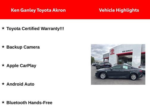 Underground 2026 Toyota Camry LE