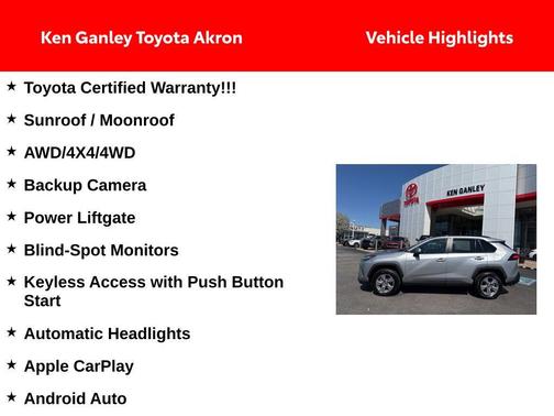 Silver Sky Metallic 2025 Toyota RAV4 XLE