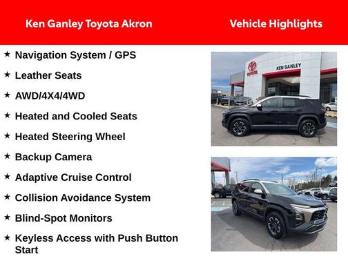 Mosaic Black Metallic 2025 Chevrolet Equinox AWD ACTIV