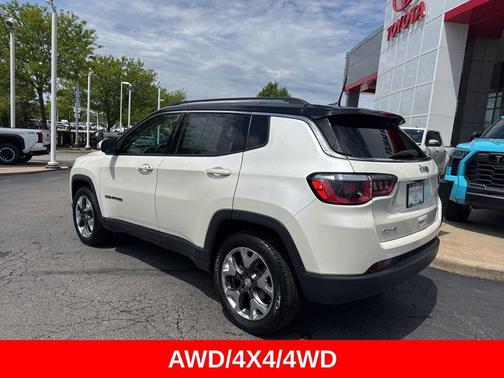 Pearl White Tri-Coat 2018 Jeep Compass Limited