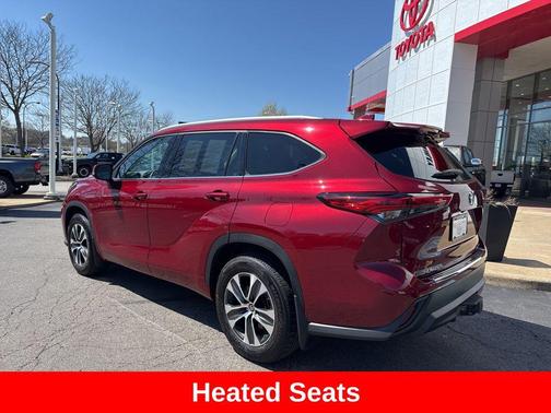 Ruby Flare Pearl 2022 Toyota Highlander XLE