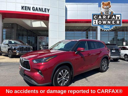 Ruby Flare Pearl 2022 Toyota Highlander XLE