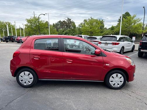 Red 2015 Mitsubishi Mirage DE