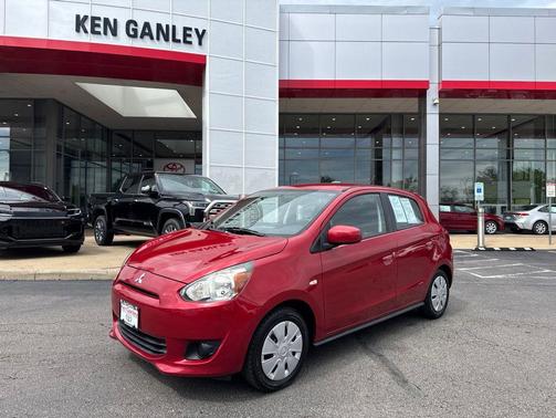 Red 2015 Mitsubishi Mirage DE