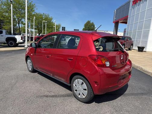 Red 2015 Mitsubishi Mirage DE
