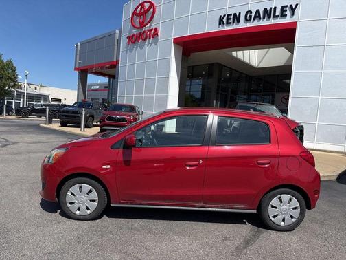 Red 2015 Mitsubishi Mirage DE