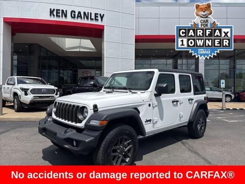 Bright White Clearcoat 2025 Jeep Wrangler Sport S