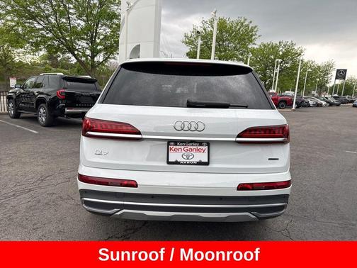 Glacier White 2023 Audi Q7 55 Premium
