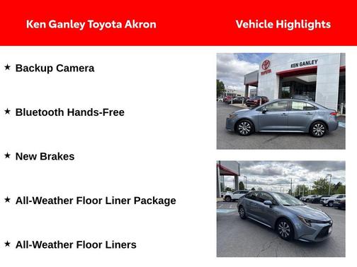 Celestite 2020 Toyota Corolla Hybrid LE