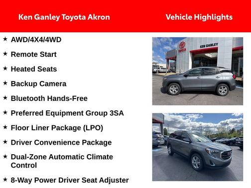 Satin Steel Metallic 2019 GMC Terrain SLE