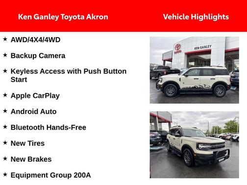 Desert Sand 2024 Ford Bronco Sport Big Bend