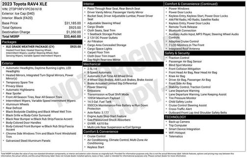 2023 Toyota RAV4 XLE