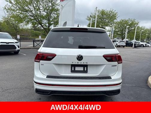 Opal White 2023 Volkswagen Tiguan 2.0T SE R-Line Black 4MOTION