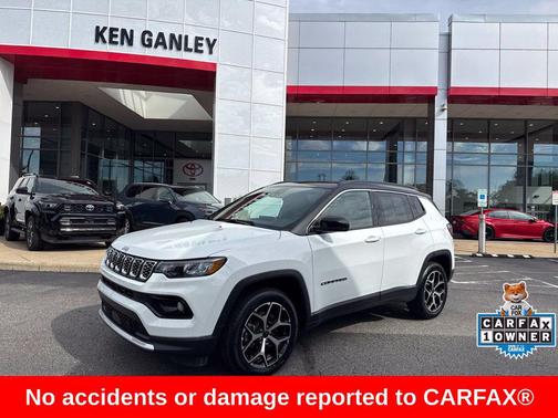 Bright White Clearcoat 2025 Jeep Compass Limited