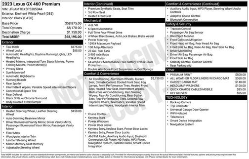 2023 Lexus GX 460 Premium