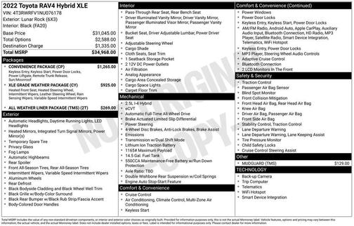2022 Toyota RAV4 Hybrid XLE