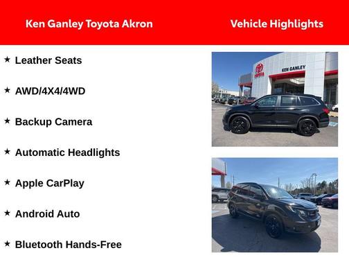 Crystal Black Pearl 2022 Honda Pilot AWD Special Edition