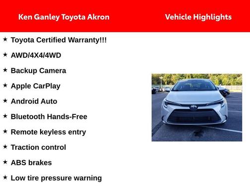 2024 Toyota Corolla Hybrid LE