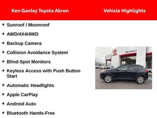 Jet Black 2023 Toyota Corolla Cross LE