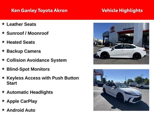 Ice Cap 2025 Toyota Camry SE