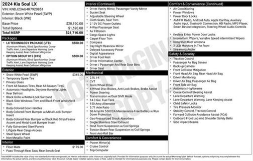 2024 Kia Soul LX