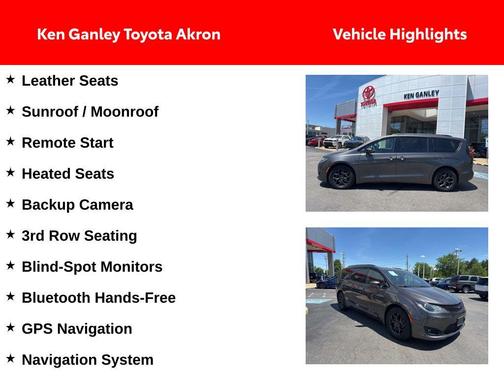 Granite Crystal Metallic Clearcoat 2018 Chrysler Pacifica Touring-L Plus