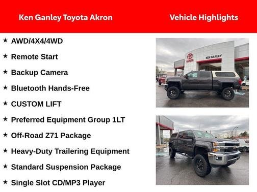 Tungsten Metallic 2015 Chevrolet Silverado 2500 LT