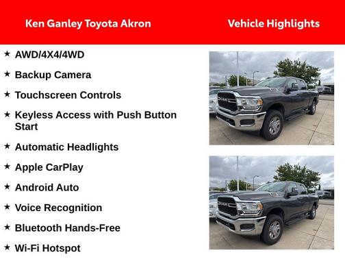 2024 RAM 3500 Tradesman Crew Cab 4x4 6'4' Box