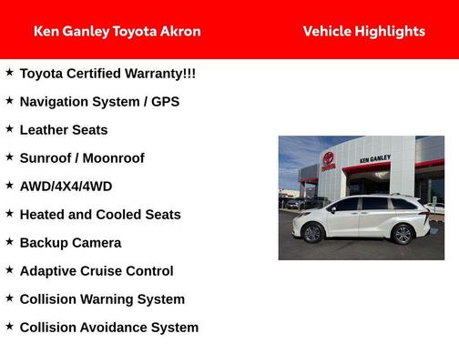 2023 Toyota Sienna Platinum 7 Passenger
