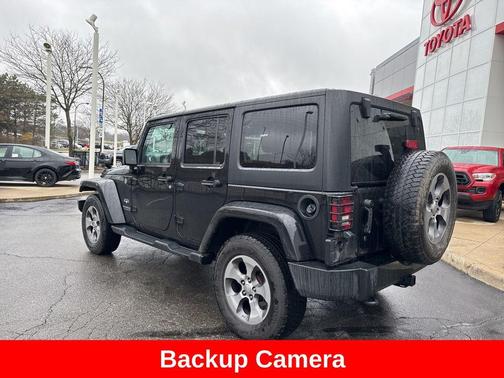 Black Clearcoat 2017 Jeep Wrangler Unlimited Sahara