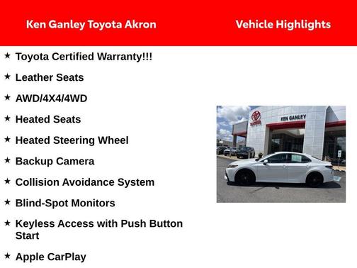 Wind Chill Pearl 2024 Toyota Camry XSE