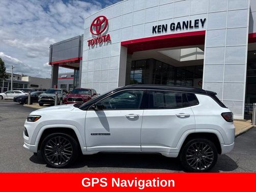 Bright White Clearcoat 2022 Jeep Compass High Altitude