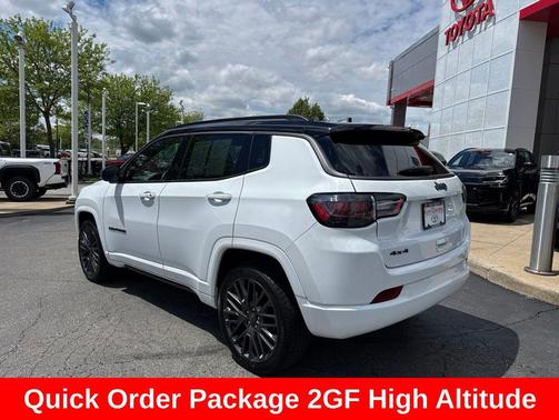 Bright White Clearcoat 2022 Jeep Compass High Altitude