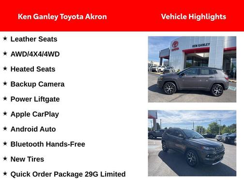 Baltic Gray Metallic Clearcoat 2024 Jeep Compass Limited