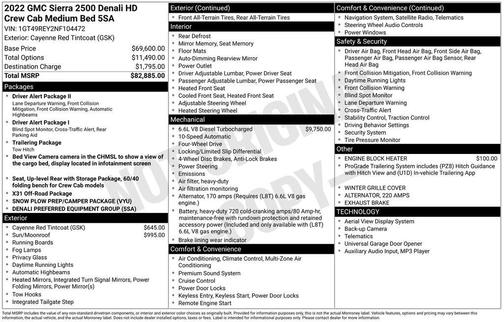 2022 GMC Sierra 2500 Denali