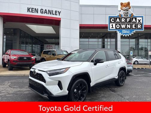 Wind Chill Pearl 2025 Toyota RAV4 Hybrid SE
