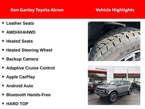 Gray Metallic 2024 Ford Bronco Outer Banks