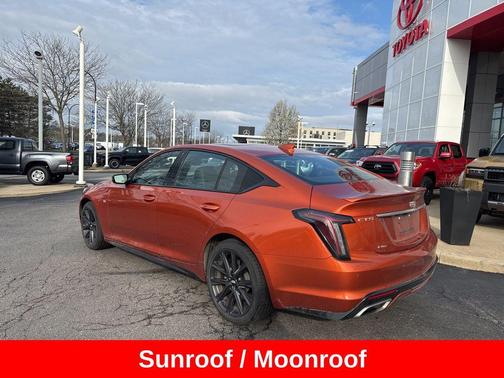 Blaze Orange Metallic 2023 Cadillac CT5 Sport
