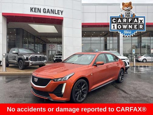 Blaze Orange Metallic 2023 Cadillac CT5 Sport