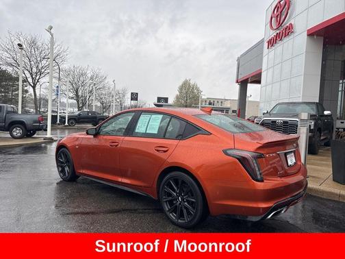 Blaze Orange Metallic 2023 Cadillac CT5 Sport