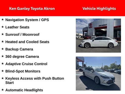 Pearl 2019 Toyota Avalon Hybrid Limited