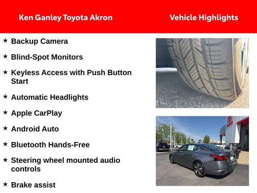 Gun Metallic 2022 Nissan Altima 2.5 SV