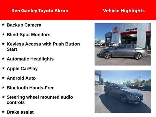 Gun Metallic 2022 Nissan Altima 2.5 SV